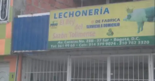 LECHONERIA EL REY DEL SAZON TOLIMENSE BOGOTÁ LECHONERIA EL REY DEL SAZON TOLIMENSE BOGOTÁ